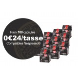 Pack 100 Capsules Elsass café - Compatibles Nespresso®