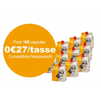 Guatemala Antigua - Pack de 100 capsules compatibles Nespresso