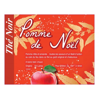 Pomme de Noël - Thé noir