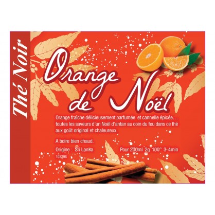 Orange de Noël - Thé noir