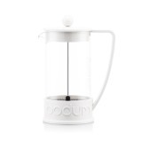 Cafetière a piston, 8 tasses, 1.0 l BLANCHE