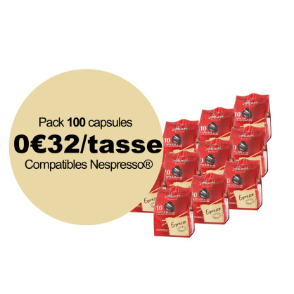 Capsules pure premium expresso - 8 + 2 étuis offerts