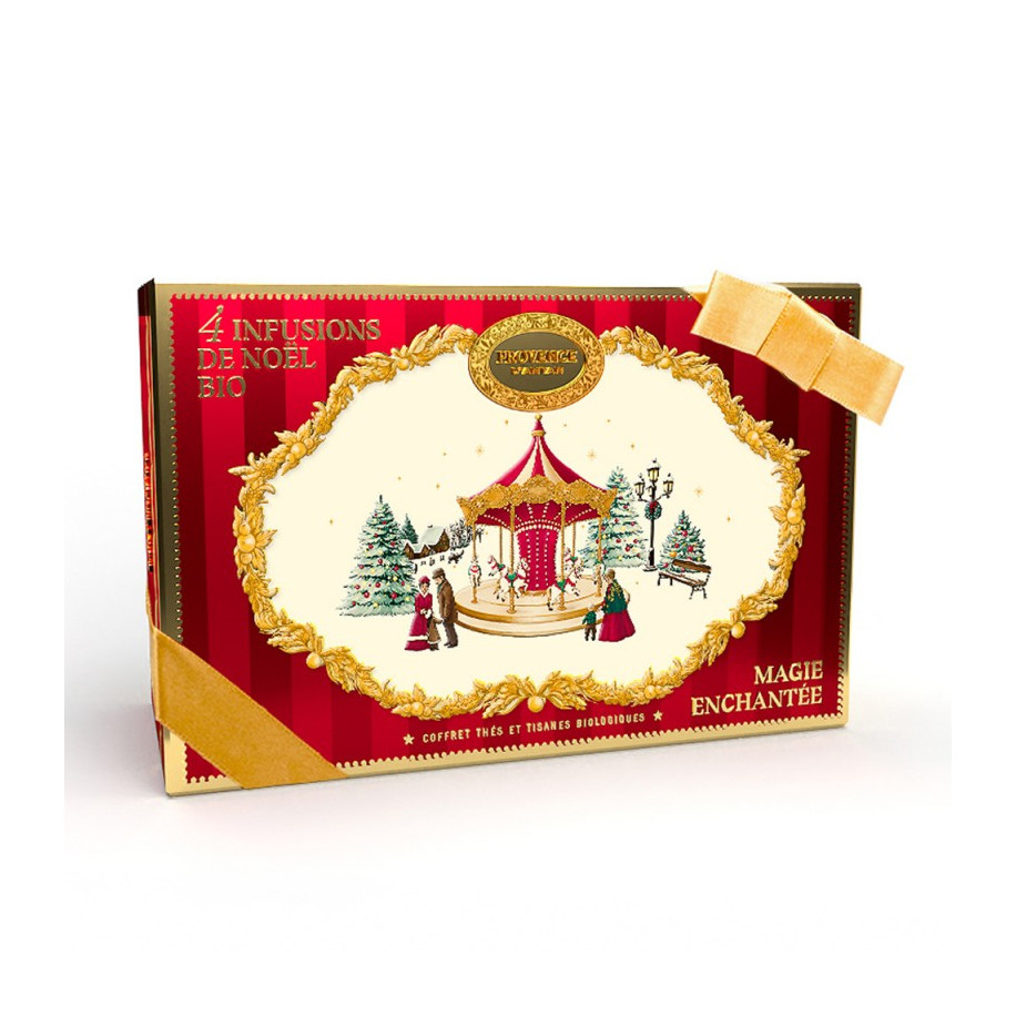 Coffret Carrousel " MAGIE ENCHANTÉE " BIO* 2 Thés 2 Tisanes 24 sachets