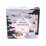 Coffret Tisanes Bio* DE NOS MONTAGNES 4 Saveurs 20 sachets