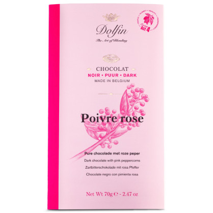 Tablette Poivre Rose 70g