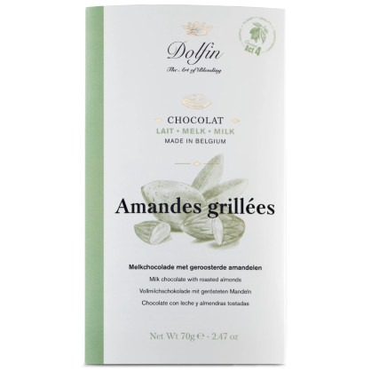 Tablette Amandes grillées 70g