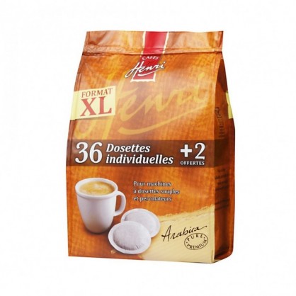 Lot de 36 dosettes + 2 offertes Pure premium format XL