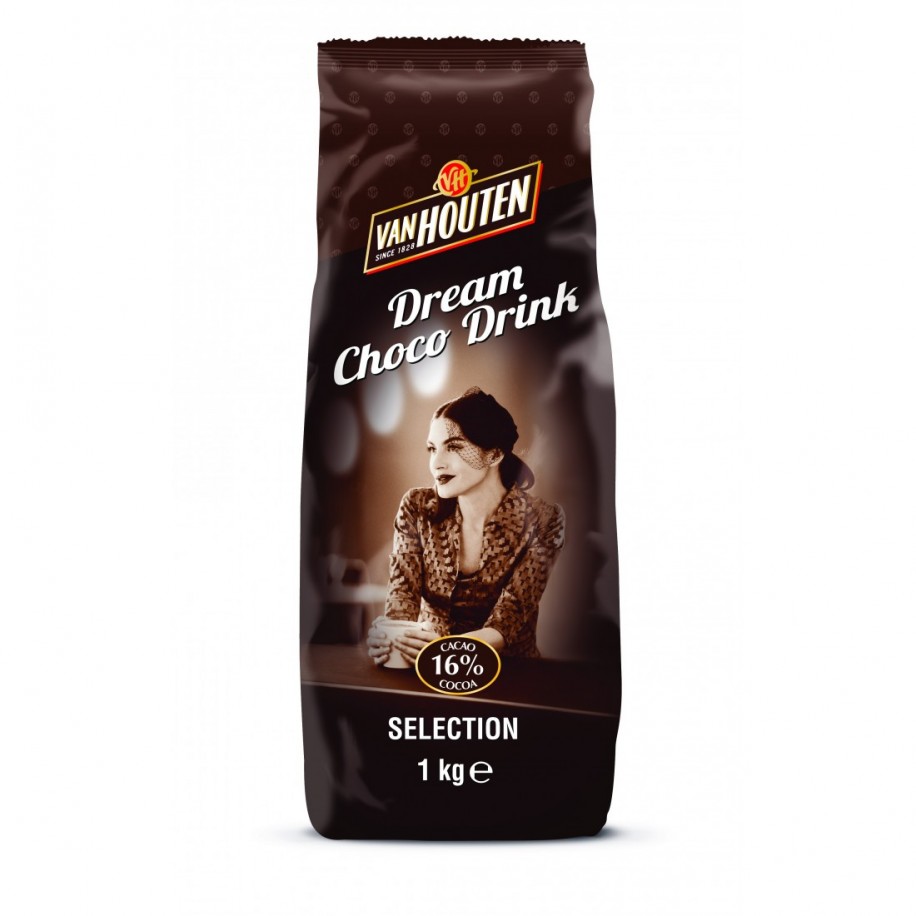 Dream choco drink van houten sélection 16 cacao 1kg chocolat cafés