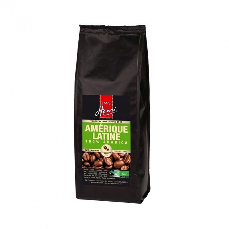Café en grains 100% arabica équitable 1 kg