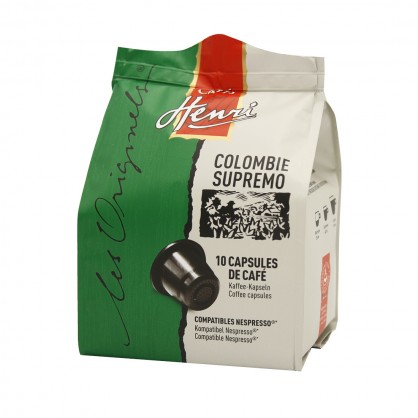 Colombie Supremo - Etui de 10 capsules compatibles Nespresso