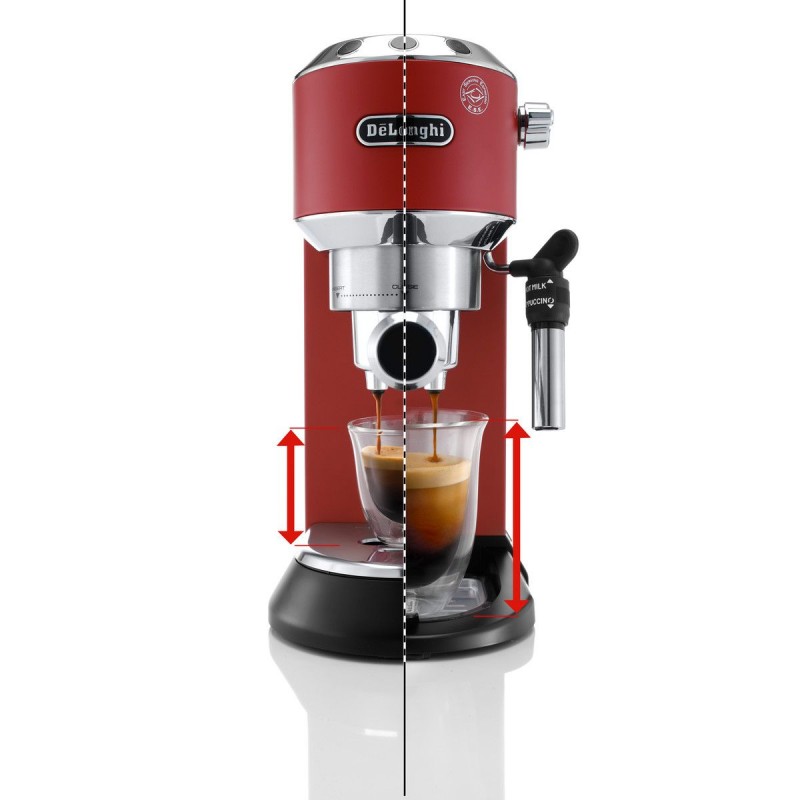Machine à café Expresso ultra compact inox EC695M, Delonghi